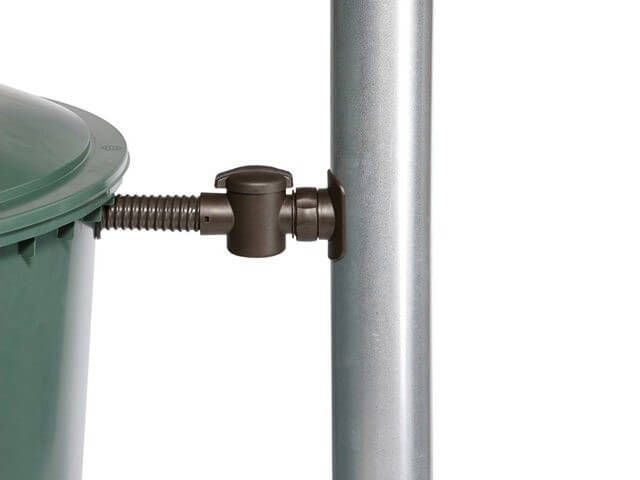 Collecteur d'eau Speedy, complet avec raccordement pour récupérateur d'eau, filtre et tuyau.