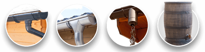 Gouttière PVC | Gouttière Zink | Chaîne de pluie | Récupérateurs d'eau Gouttière PVC | Gouttière Zink | Chaîne de pluie | Récupérateurs d'eau